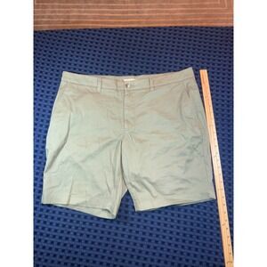 Hawker Rye Men's Chino Shorts Size 38 Mint Green Cotton Flat Front Casual Golf